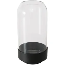 Vase MALENA (DH 9x18 cm) - schwarz - DH 9x18 cm