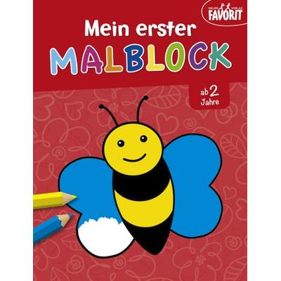 Mein erster Malblock – rot, Taschenbuch von , Neuer Favorit, 978-3-8494-0003-3