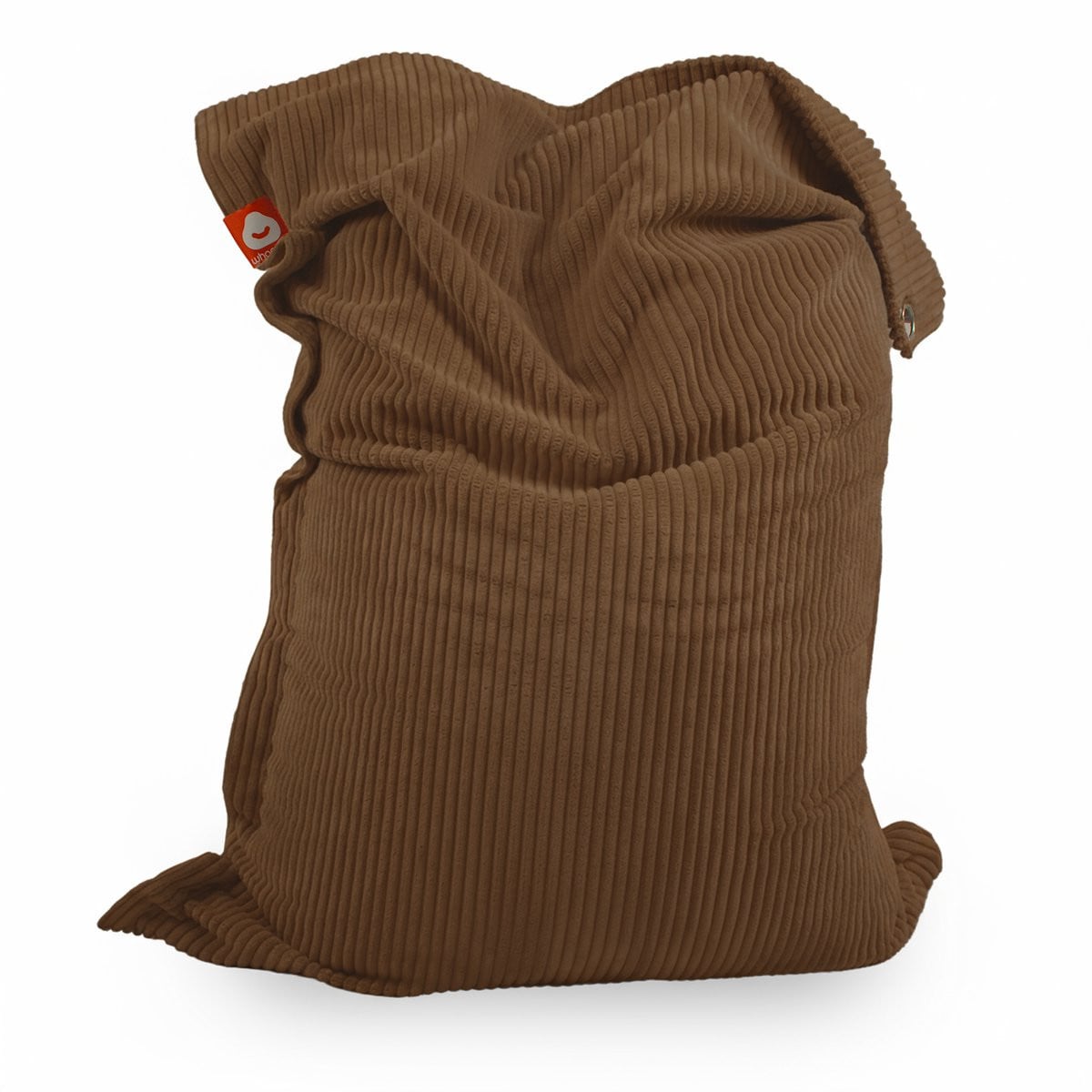 Whoober St. Tropez XL Rechthoekige Zitzak - Taupe - Ribfluweel