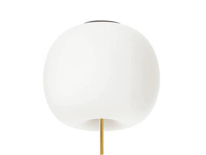 Kushi XL Deckenleuchte Brass - KDLN - Wohnzimmer - Design - Glas - Rund