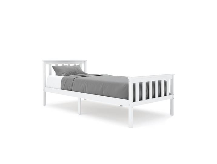 Bett Holz EMILY 90 x 200 cm weiss