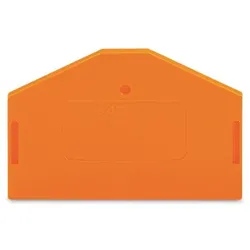 Wago 281-313 Abschluss- und Zwischenplatte,2,5 mm dick,orange 281313  - 25 Stück
