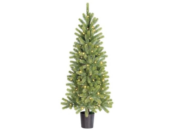 Black Box Trees Nagoya Sapin de Noël Artificiel avec éclairage LED et Fonction minuterie - H120 x Ø60 cm - Vert
