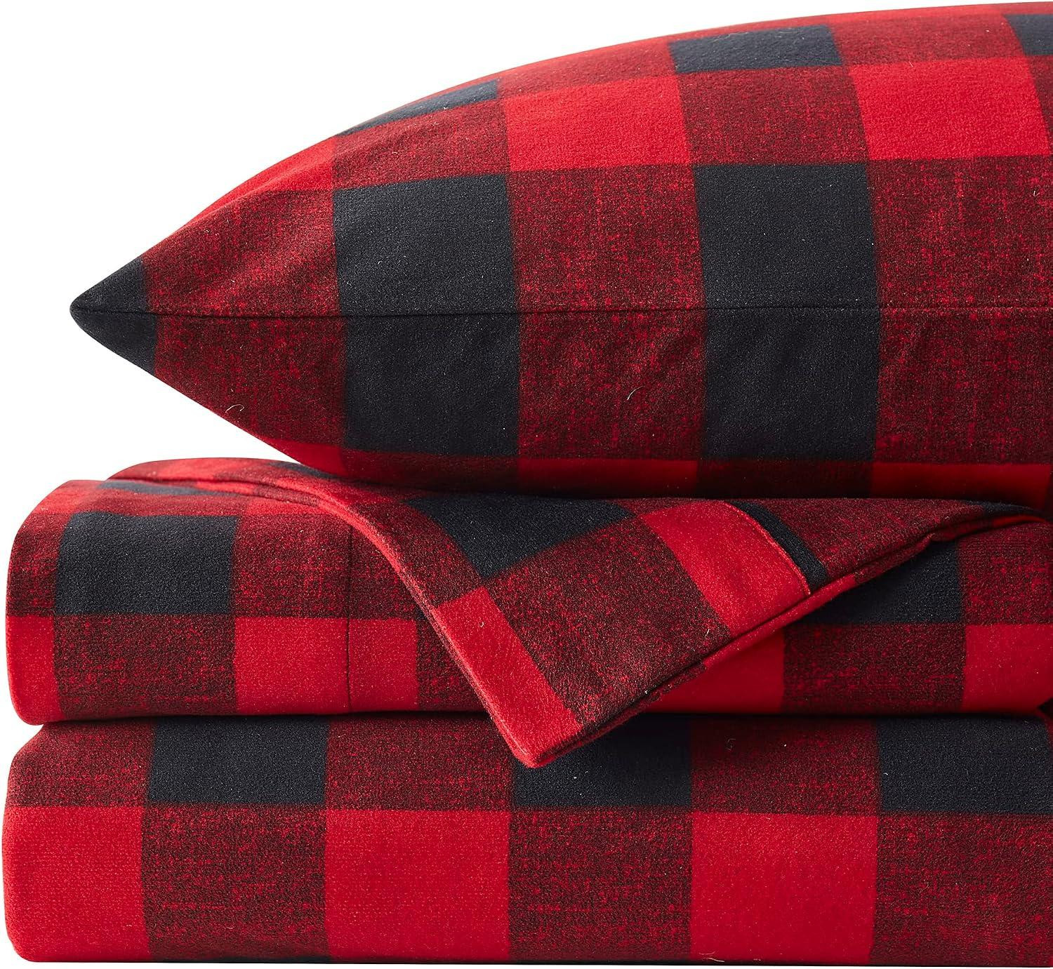 Sweet Home Collection Flanellen Beddengoed Set met Kussenslopen voor Volwassenen