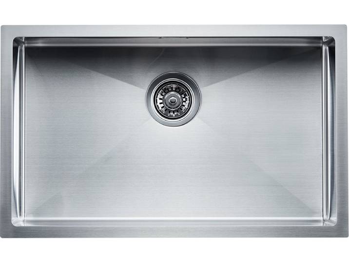 VEVOR Keukenspoelbak Enkele Bak Inbouwspoelbak Rvs 70x43x19cm Onderbouw