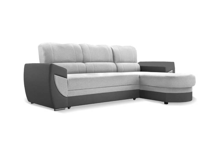 Ecksofa TRENDI Rechts Aschegrau/grau (Bahama 31 + Bahama 35)