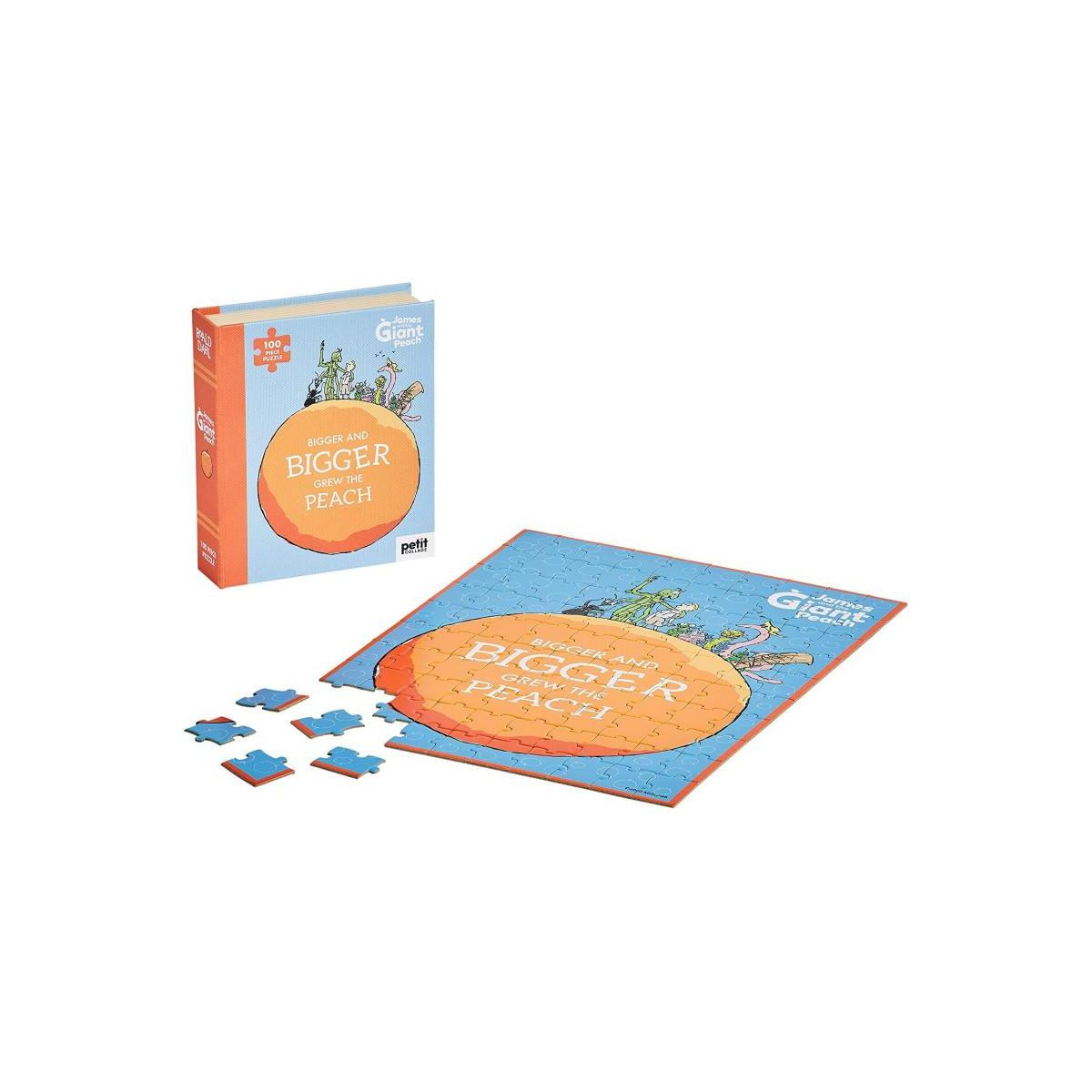 Petit Collage Puzzel James en de reuzenpeer van Roald Dahl met 100 stukjes