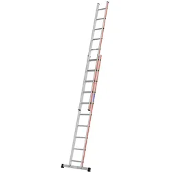 Schiebeleiter Hymer Walzprofil 2x10 Sprossen beide Leiterteile können einzeln verwendet werden