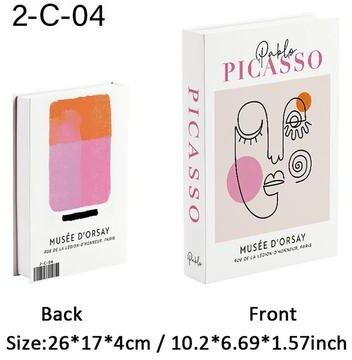 Uplift Essentials Matisse & Bauhaus Decorative Books High Definition Literary Architectural Sculpture style 10 decorative (not Storage)