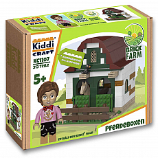 KiddiCraft Brickfarm - Ponyhof-Erweiterung - Außenboxen - deutsch 300437