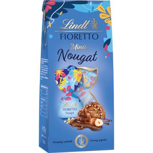 Lindt Pralinen Fioretto Minis Nougat, 10 Stück, mit Nougat-Füllung & Haselnüssen, einzeln verpackt, 115 g