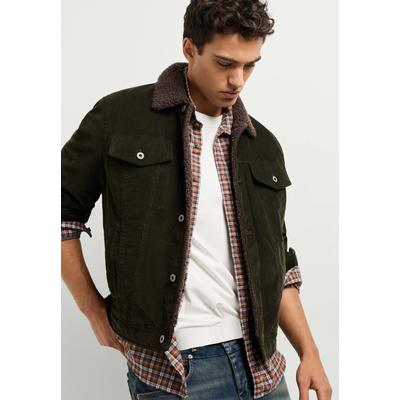 Funktionsjacke PEPE JEANS "leichte Jacke BAMFORD", Herren, Gr. L, grün (trench grün), 100% Baumwolle, Jacken Funktionsjacke