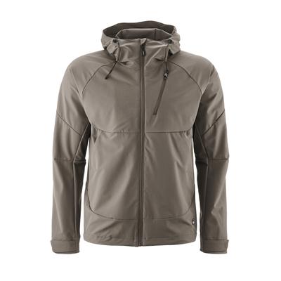 Fahrradjacke GONSO "Trail Jacket M", Herren, Gr. 4XL, grau (terragrau), 90% Polyester, 10% Elasthan, Rundhals, Jacken Fahrradjacke, robuste Herren Radjacke, windabweisende Funktionsjacke, Slim Fit