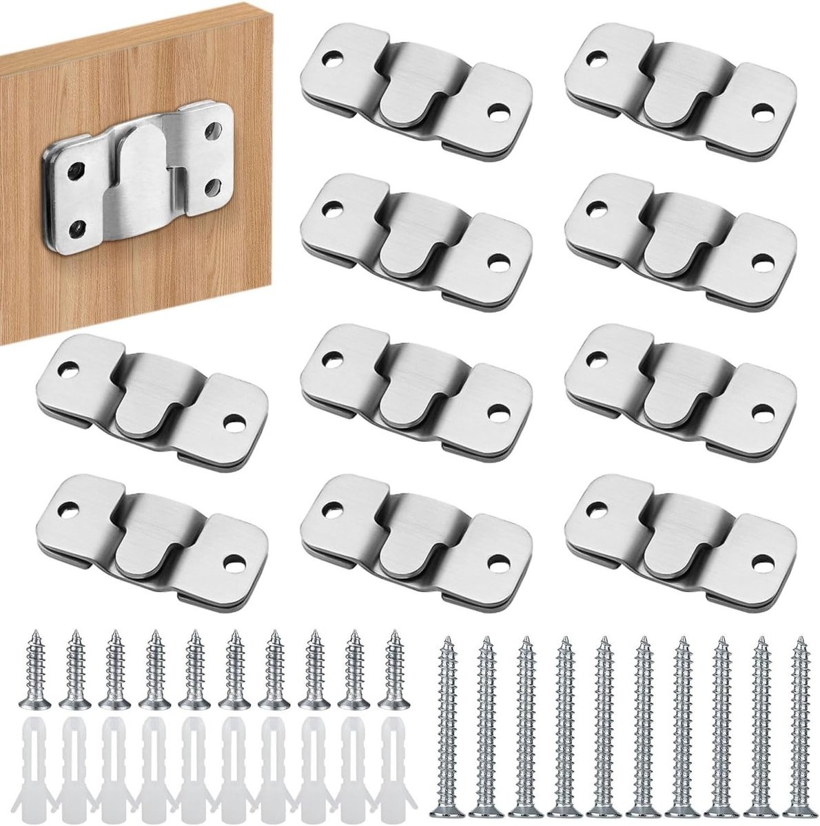 Verstelbare Foto Hanger voor Muurbevestiging - Stevige Foto Frame Houder voor Thuis en Kantoor, Ideaal voor Schilderijen en Decoratie