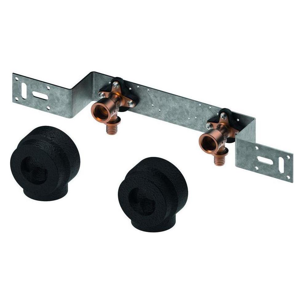 Magni TECE Montageeinheit TECEflex 16mmxRp 1/2, St. vz/Sil.brz, m Wandsch. (0.39 m) (720567)