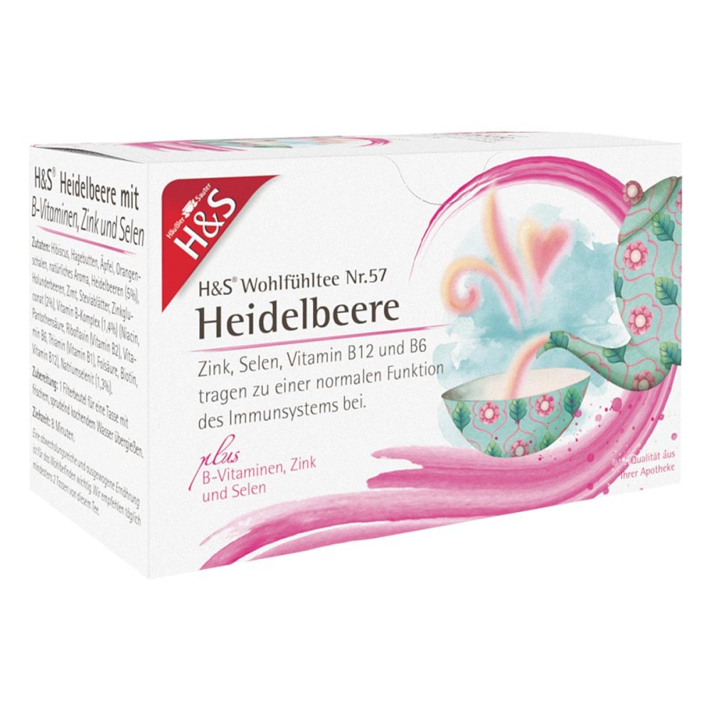 H&S Tee - Gesellschaft mbH & Co. H&S Heidelbeere m.B-Vitaminen Zink und Selen Fbtl. 17446941