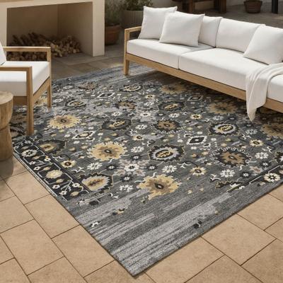 Addison Rugs Machine Washable Indoor/ Outdoor Global Abstract Chantille Rug