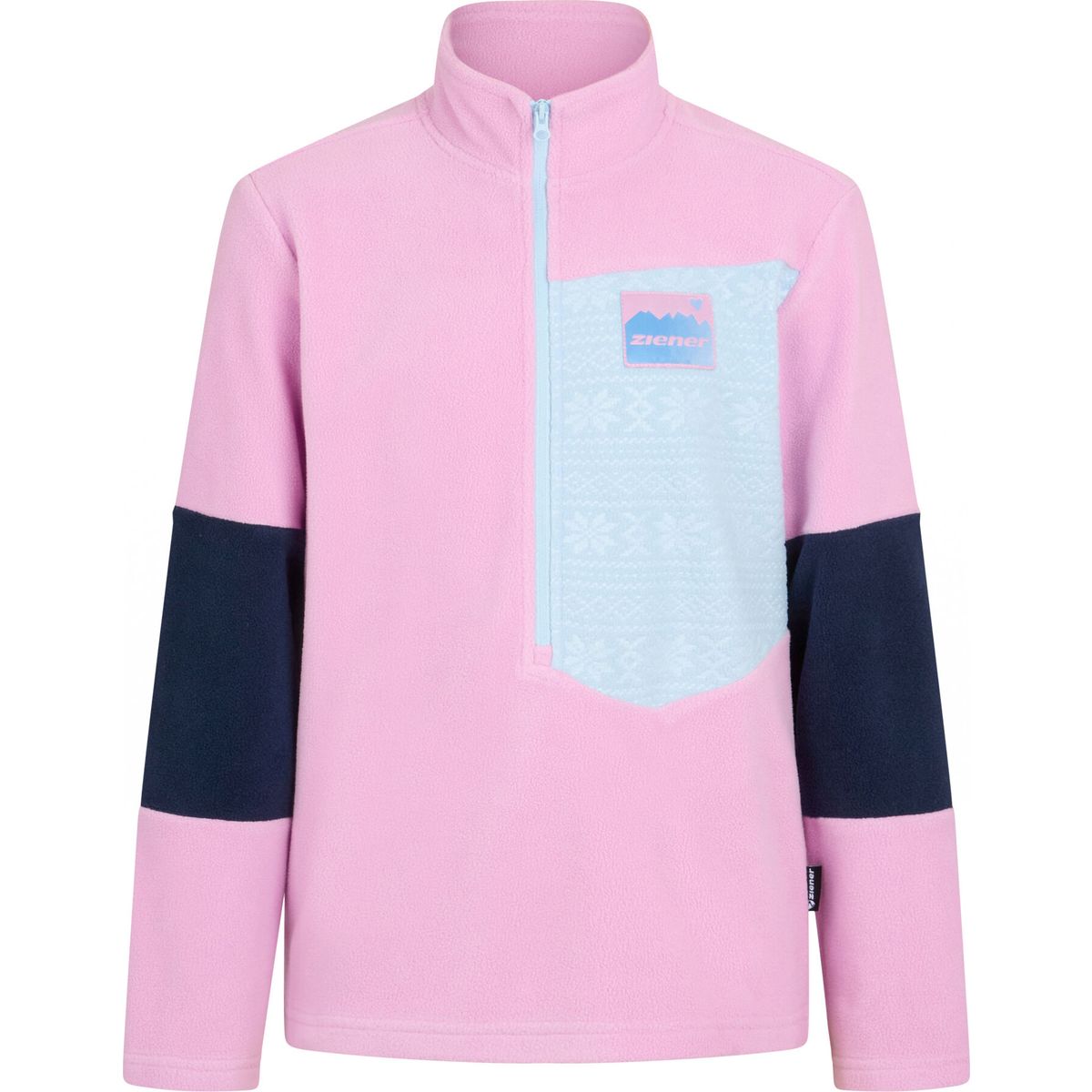 Ziener Jamino-z Midlayer Junior Unisex tulip pink (484) 140 135026-484-140