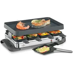 Küchenprofi Raclette GRANDE8, Racletteofen, Silber