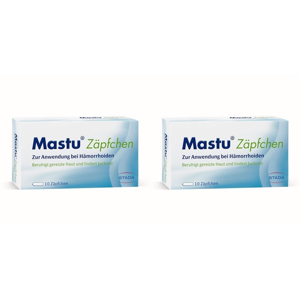 Mastu Zäpfchen Hämorrhoiden 2x 2x10 St Suppositorien