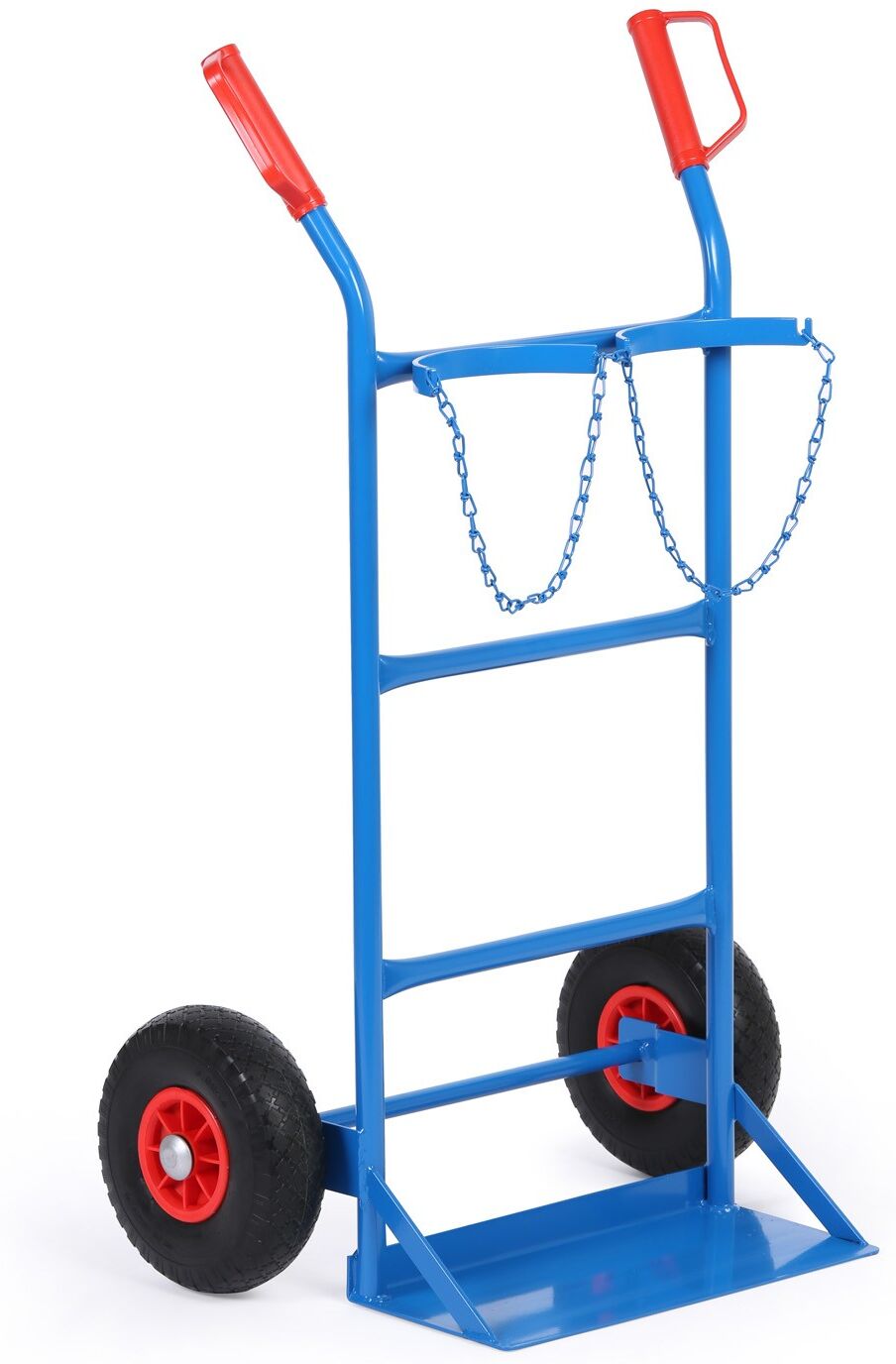 B2B Partner Gasflaschenkarre für 2 Druckgasflaschen, 1089 x 676 x 453 mm, 100 kg
