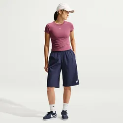 Nike Sportswear Chill Knit Damen T-Shirt Pink Smoke/Sail - M