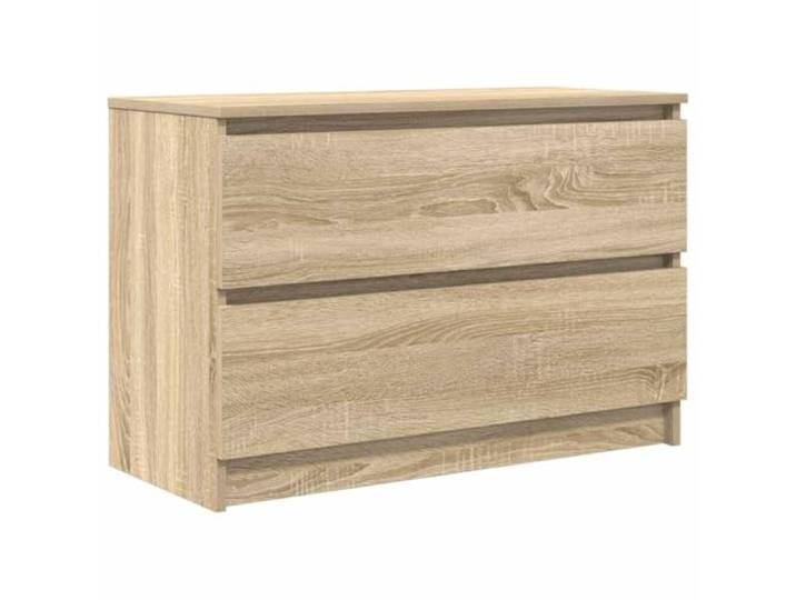 KGFHERENB TV-Schrank Sonoma-Eiche 80x35x54 cm Fernsehkommode Kompaktes Lowboard mit 2 Auszügen für Wohnzimmer und Schlafzimmer, bietet blickdichten Stauraum für Multimedia-Geräte.
