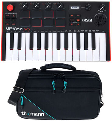 Akai Professional MPK mini Play MK3 Bag Bundle Schwarz