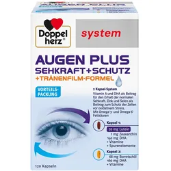 DOPPELHERZ Augen plus Sehkraft + Schutzsystem Kapseln 120 St