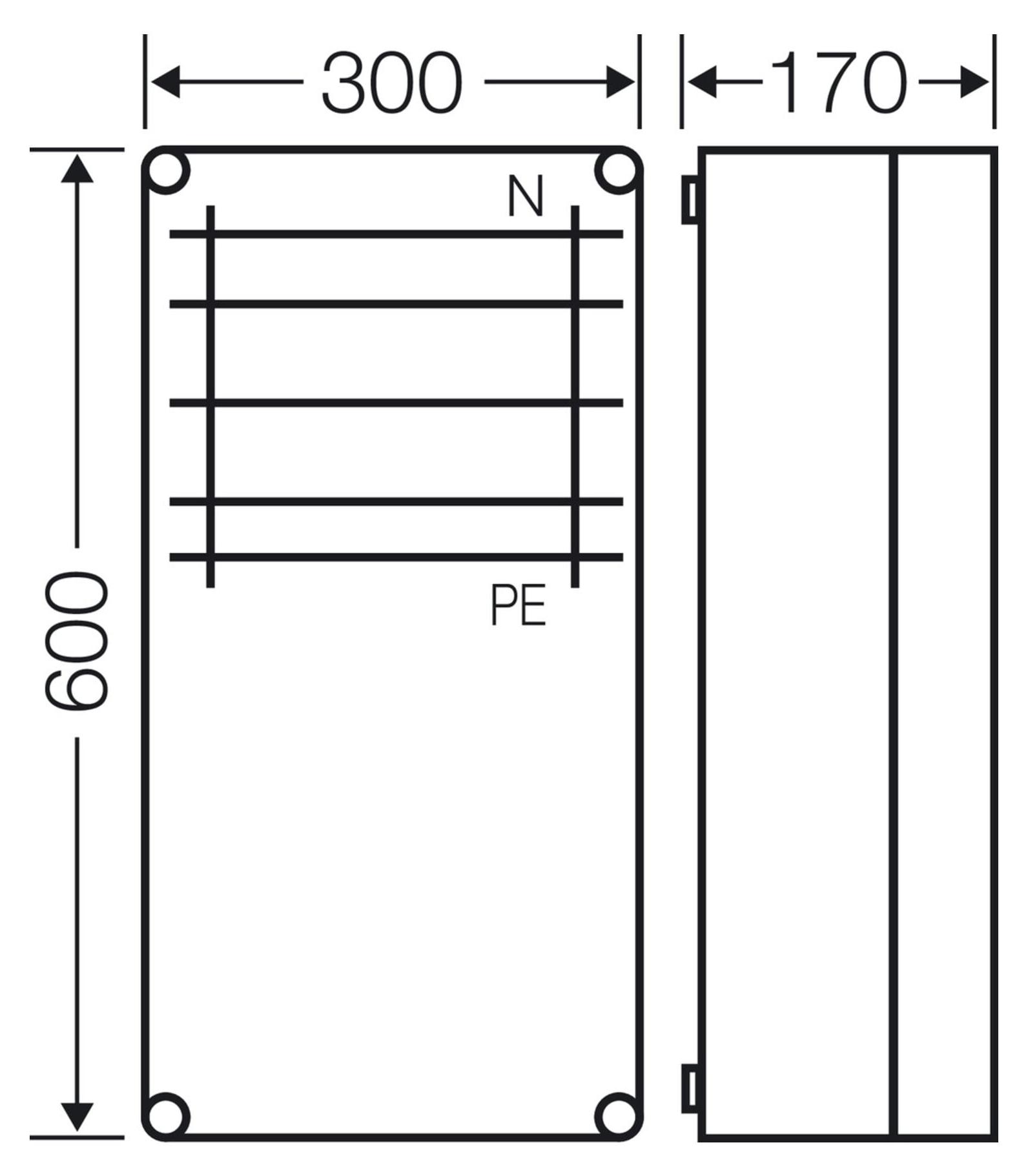 Gustav Hensel Sammelschienengehäuse Mi 6458 400A