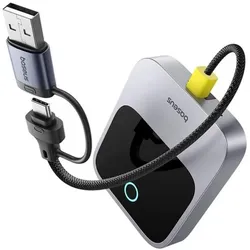 Baseus PrimeTrip fur iPhone Series, Grey (Sender & Empfänger), Bluetooth Adapter, Silber, Grau