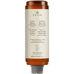 18x Haut- & Haarshampoo Prija 360 ml vitalisierend mit Ginseng-Extrakten, für Cysoap Drückspender