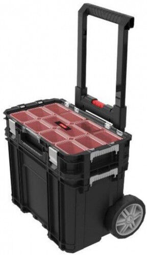 KETER CONNECT Valise a outils + compartiments 57x37x55cm noir 172056661