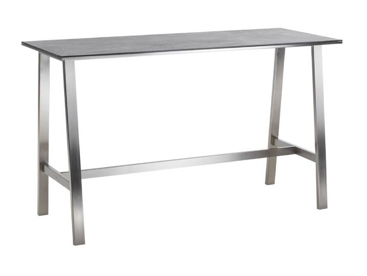 Solpuri Bari Bartisch Edelstahl 175x68 cm