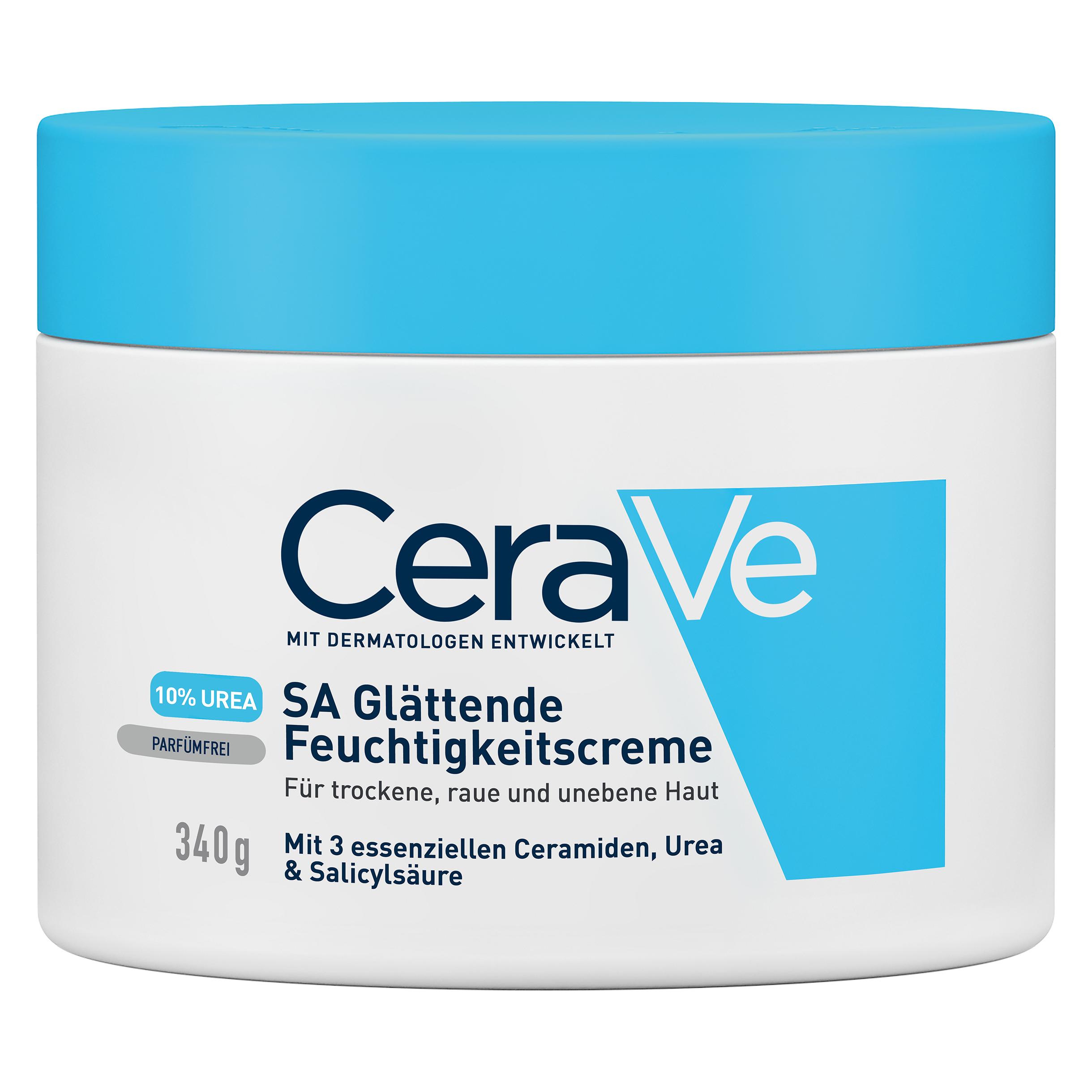 CeraVe SA Urea Glättende Feuchtigkeitscreme (Körpercreme, 340 ml) (MB190502)