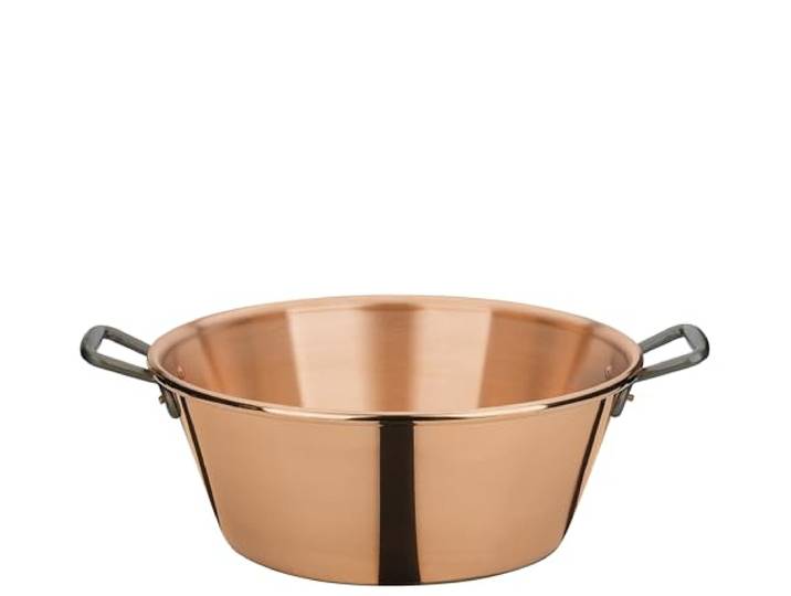 Spring CULINOX Marmeladentopf 12 L, Kupfer, Ø 40 cm, Wandstärke 1,7 mm Einkochtopf für Marmelade und Gelee, optimale Pektingelierung, natürliche Fruchtfarben und weniger Zucker