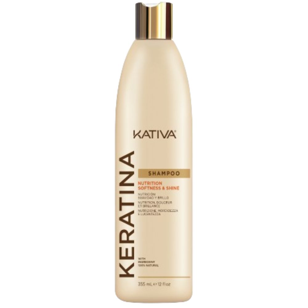 Kativa Keratina Shampoo Nutrition, Softness and Shine 355mL