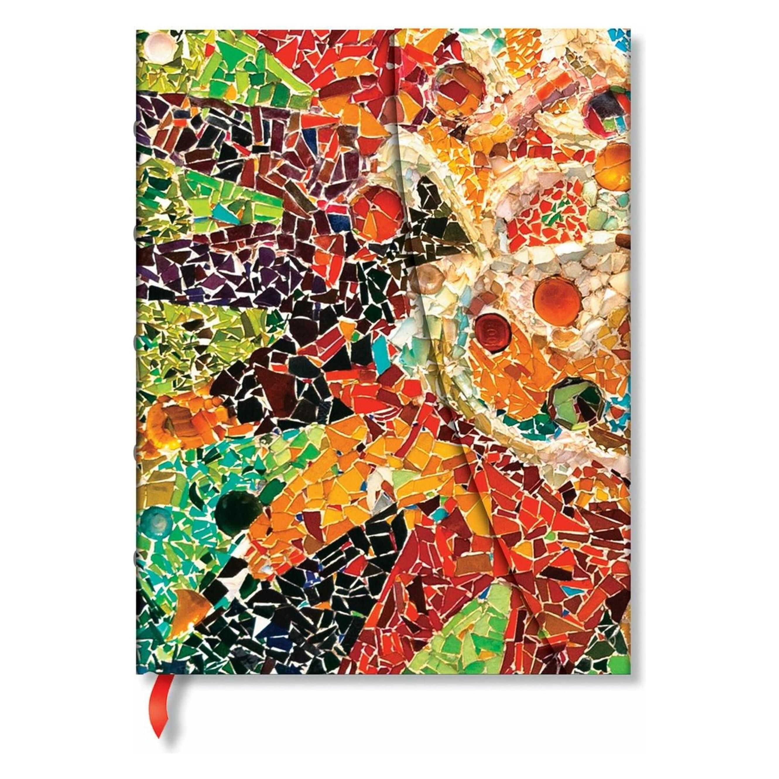 Paperblanks Notizbuch Gaudis Sonne Midi liniert (MIDI, Liniert, Harter Einband) (PB9794-5)