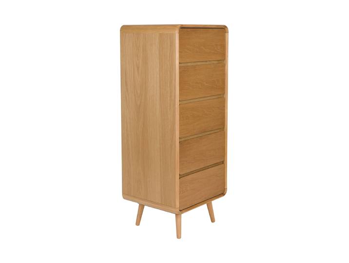 Massivholz Design Kommode „Rise“ Eiche Natural Zuiver