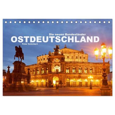 Ostdeutschand - die neuen Bundesländer (Tischkalender 2026 DIN A5 quer), CALVENDO Monatskalender