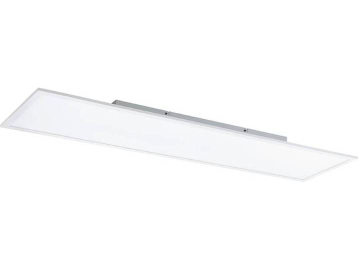 Eglo 98767 SALOBRENA-B LED Plafonnier 32\,5W 1200x300mm Blanc Télécommande couleur de lumière contrôlable dimmable