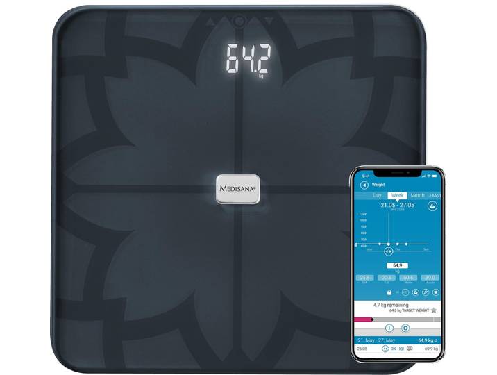 medisana BS 450 - Connect Lichaamsanalyseweegschaal - Zwart