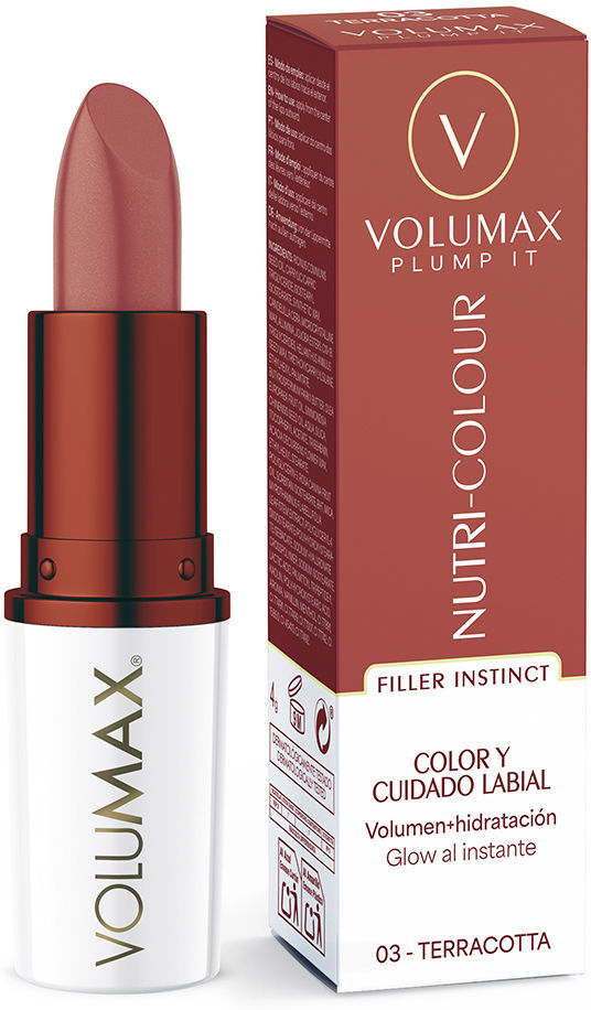 Volumax Plump It NUTRI-COLOUR tratamento labial antienvelhecimento #03-Terracota
