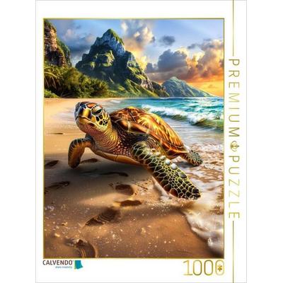 CALVENDO Puzzle Geboren zum Schwimmen | 1000 Teile Lege-Größe 64x48cm Foto-Puzzle für glückliche Stunden