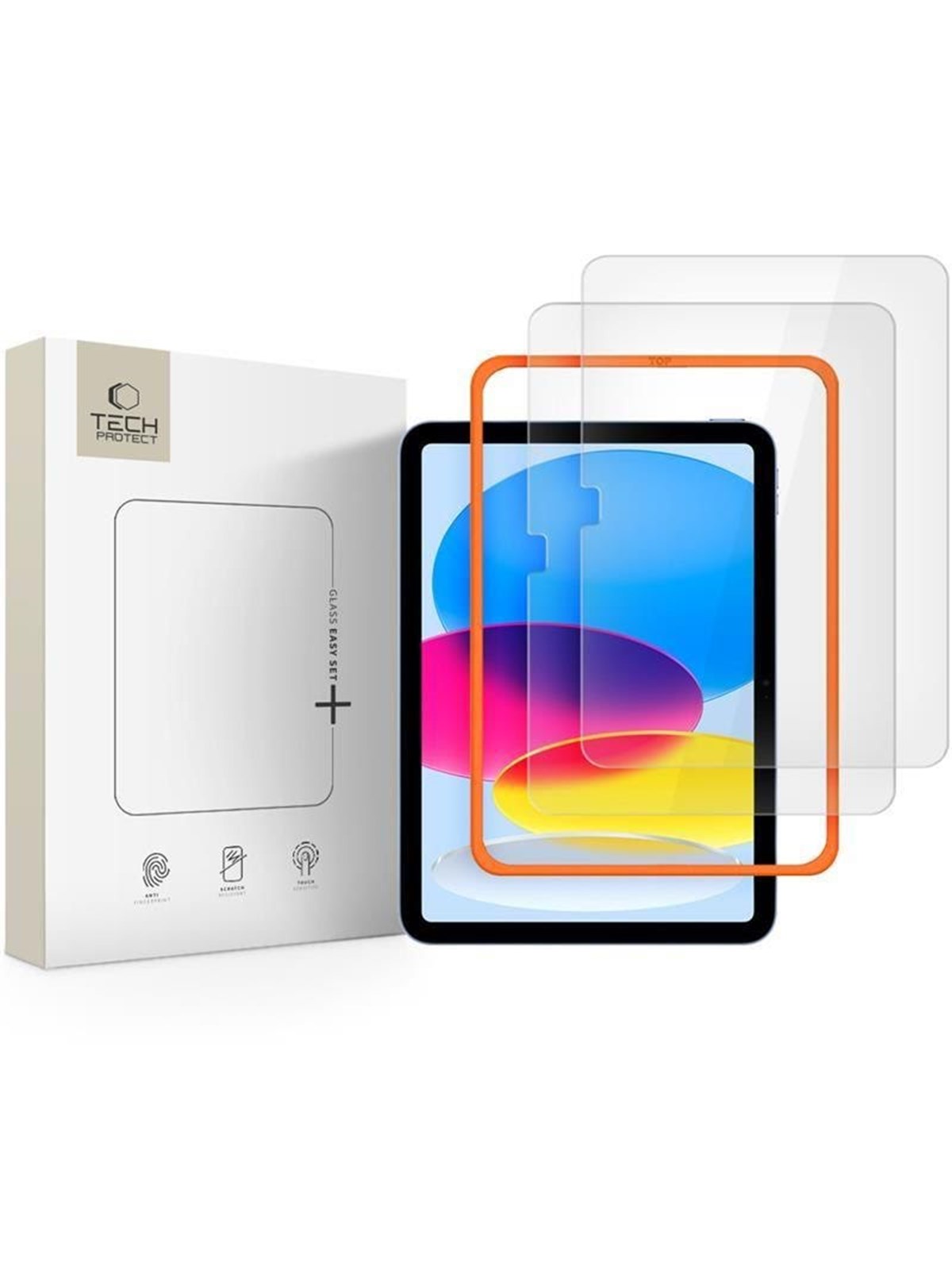 Tech-Protect Easy Set+ 2-pack Tempered Glass for iPad 10.9" 2022 / iPad 11" 2025