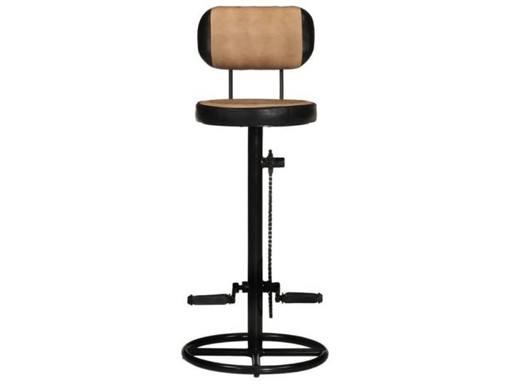 Tabourets de bar - ZERODIS - HB042 - Cuir véritable - Toile - Pédales de vélo