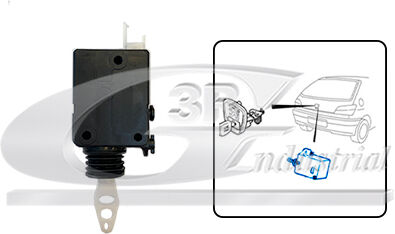 3rg Türschloss 84244 Kofferraum Für Peugeot