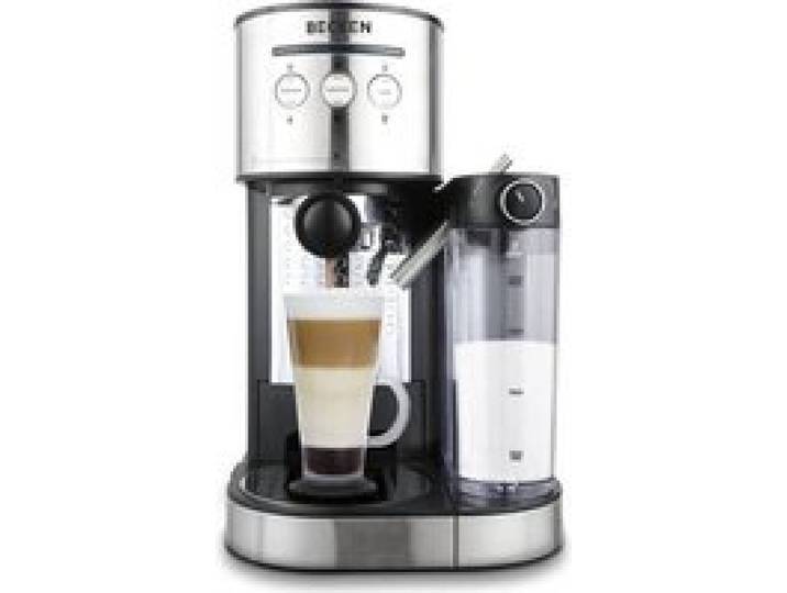 Machine à café manuelle Becken - Inox - Capacité 1 2L - Espresso cappuccino latte/gallon - BECM4567