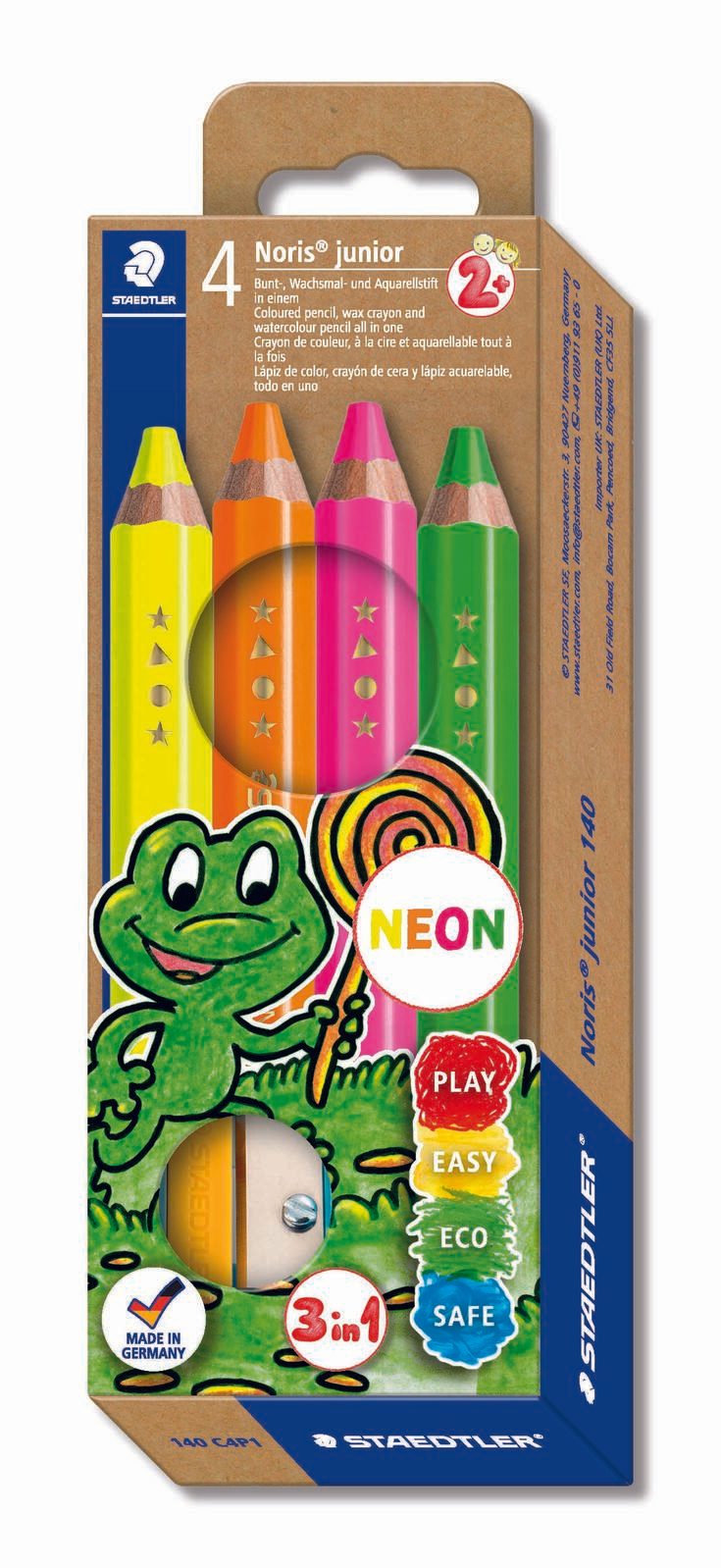 STAEDTLER Buntstifte 3 in1 Noris junior Mehrfarbig 140 C4P1