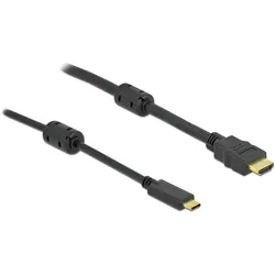 Delock USB Typ C — HDMI (Typ A) (7 m), Videokabel, Schwarz